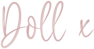 Mauve pretty handwriting author signed with marker name