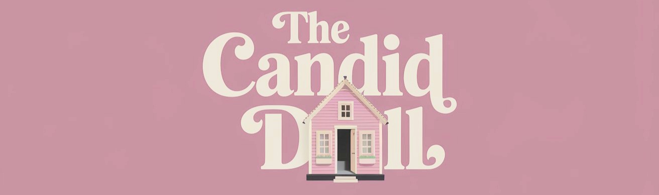 Pink The Candid Doll website banner